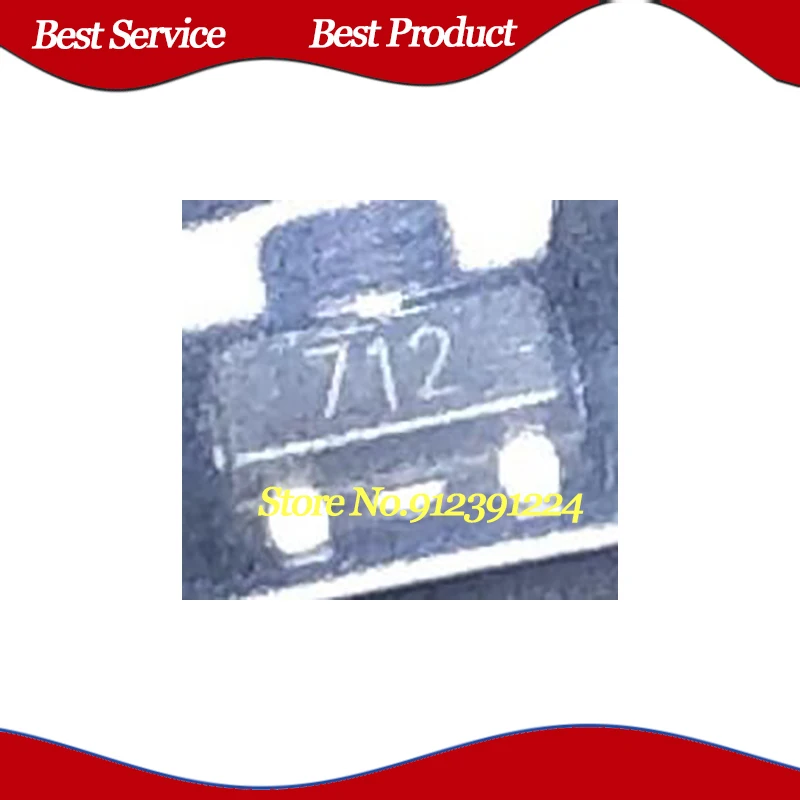 100 unids/lote SM712.TCT 712 SOT23 nuevo y Original en Stock