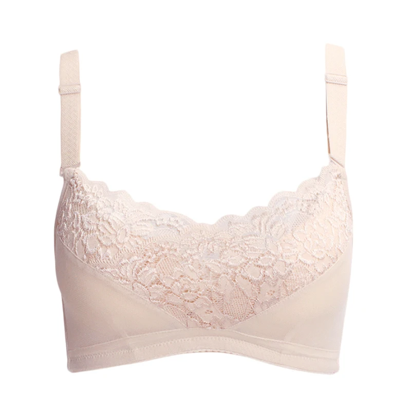 6018 Mastectomy Bra with Pockets for Breast Cancer Silicone Fake Breast Forms