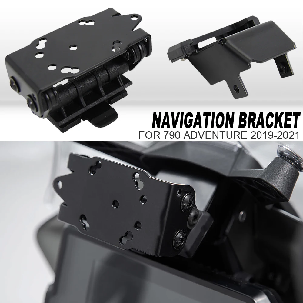 NEW 2019 2020 2021 For 790 390 ADVENTURE Motorcycle SMART PHONE Navigation GPS Plate Bracket Adapt Holder Kit 250 ADVENTUR 2021