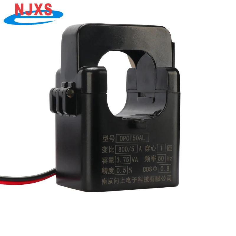 Split Core Current Transformer Electrical OPCT50AL-400/5 500/5 600/5 800/5 1000/5 1200/5 3 Phase Clamp On CT for Meter