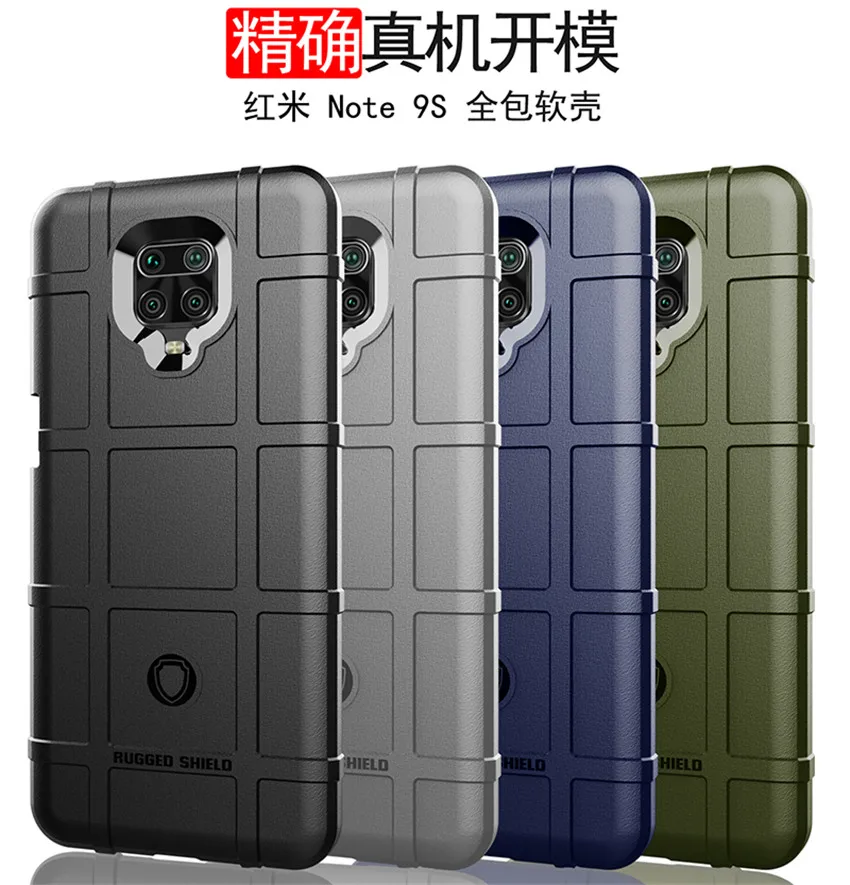 For Xiaomi Redmi Note 9 Pro Case Rugged Armor Shockproof Cover For Xiaomi Redmi Note 9 Note 9 pro Max Soft Silicon Protection