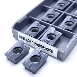 High Quality HM90 ADKT1505 IC908 CNC Carbide Inserts  ADKT 1505 Turning Tool Lathe Cutter Milling Tool