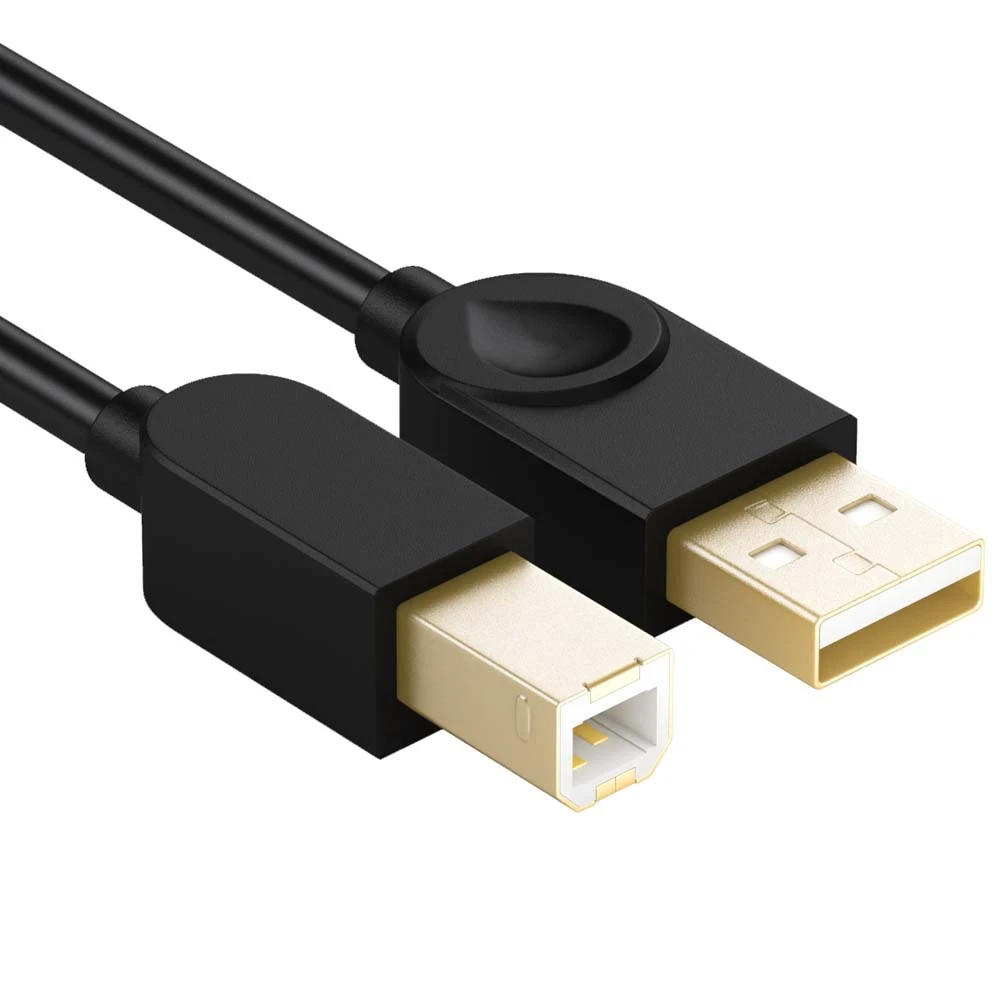 USB 2.0 Print Cable Type B to A Male to Male Printer Cable 5m For Camera Epson HP Printer