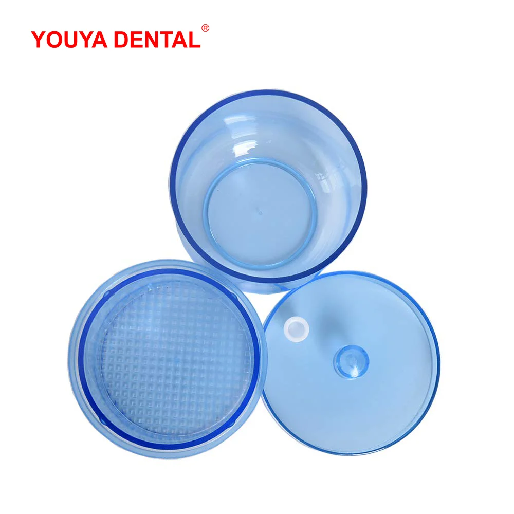 Dental Burs Sterilizing Box Dentist Heat-Resistant Disinfection Box Burs Cleaning Immersion Case Dental Storage Supplies Tools