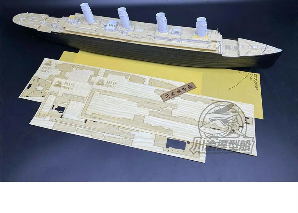 

1/350 Scale Wooden Deck Masking Sheet for Minicraft 11318 RMS Titanic Model