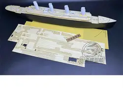 1/350 Scale Wooden Deck Masking Sheet for Minicraft 11318 RMS Titanic Model