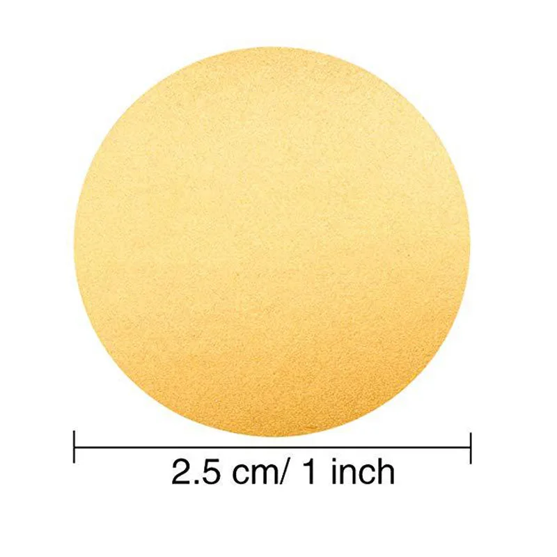 50-300pcs Golden Scratch Off Stickers Round Shape Labels sticker DIY handmade for game Scratch Sticker Labels stationery