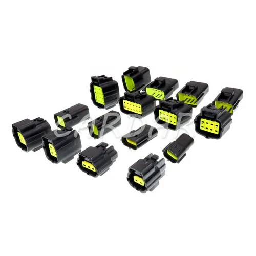 Imagen 1 del producto Denso-conector de cable impermeable para coche, 1 2 3 4 6 8 10 12 16 Pin Way, enchufe de camión eléctrico sellado automático, 1 Juego