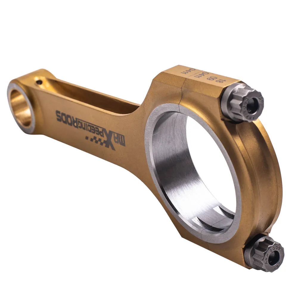 MSR Racing Titanizing Connecting Rods Golden Color Connect Rod for Chevrolet Malibu for Buick Envision GM SGE 1.5 T