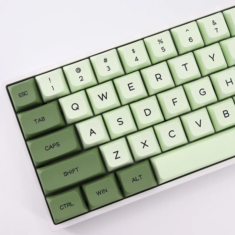 

Matcha Keycaps Sublimation PBT Similar ZDA Profile Russian Japanese Korean 125 Key Keycap Mechanical Keyboard Key-Cap KBD75