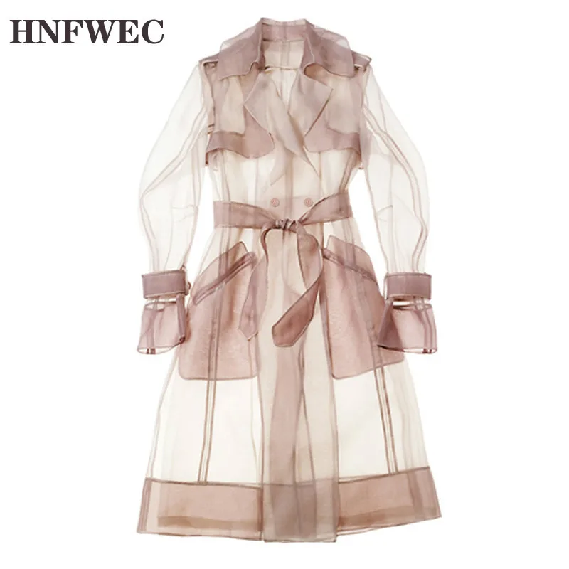 

2022 New Summer Fashion Women Clothing Shawl Thin Loose Coat Transparent Windbreaker Womansunscreen Female Vestido W389