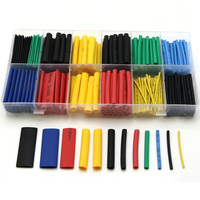 280PCS Heat Shrink Tube Polyolefin Electrical Wrap Wire Cable Sleeves Tape Tubing Retail Wire Protect Sizes 2:1 For DIY Rc Toys