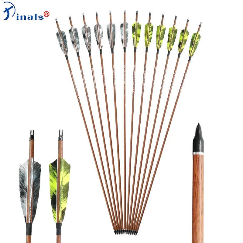 

Carbon Arrows Spine400 500 600 Shaft ID6.2mm 32inch Turkey Feahter for Compound Recurve Bow Longbow Hunting Archery 6/12pcs