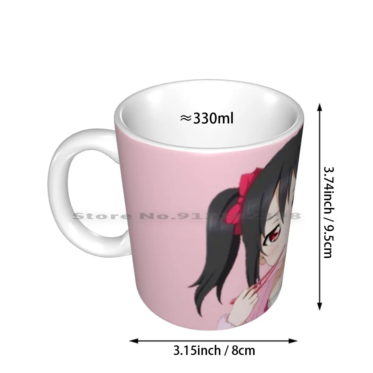 Love Live! Nico Yazawa Ceramic Mugs Coffee Cups Milk Tea Mug Love Live Nico Yazawa Nico Anime Love Live School Idol Project