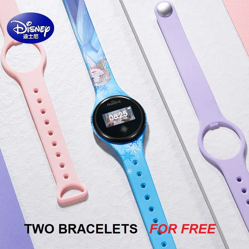 Disney-reloj de pulsera Digital inteligente para niño y niña, pulsera deportiva Original de Marvel, Micky Mouse, Spider Man, los vengadores, Frozen