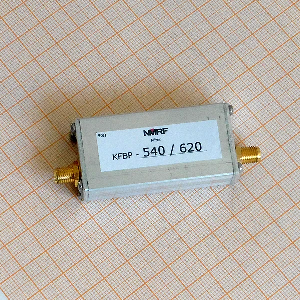 

540/620MHz UHF band pass filter, SMA интерфейс