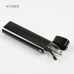 Hot lighter reading glasses men fashion full frame reading glasses women presbyopic eyewear with case
