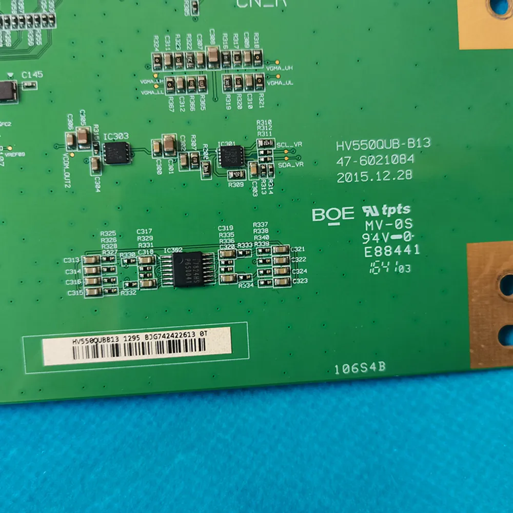 Logic Board HV550QUB-B13 47-6021084 T-CON плата LVDS HV550QUBB13 для 55-дюймовых UA55MUF30ZJXXZ UA55MU6100JXXZ LED55K300UD 55E5500U