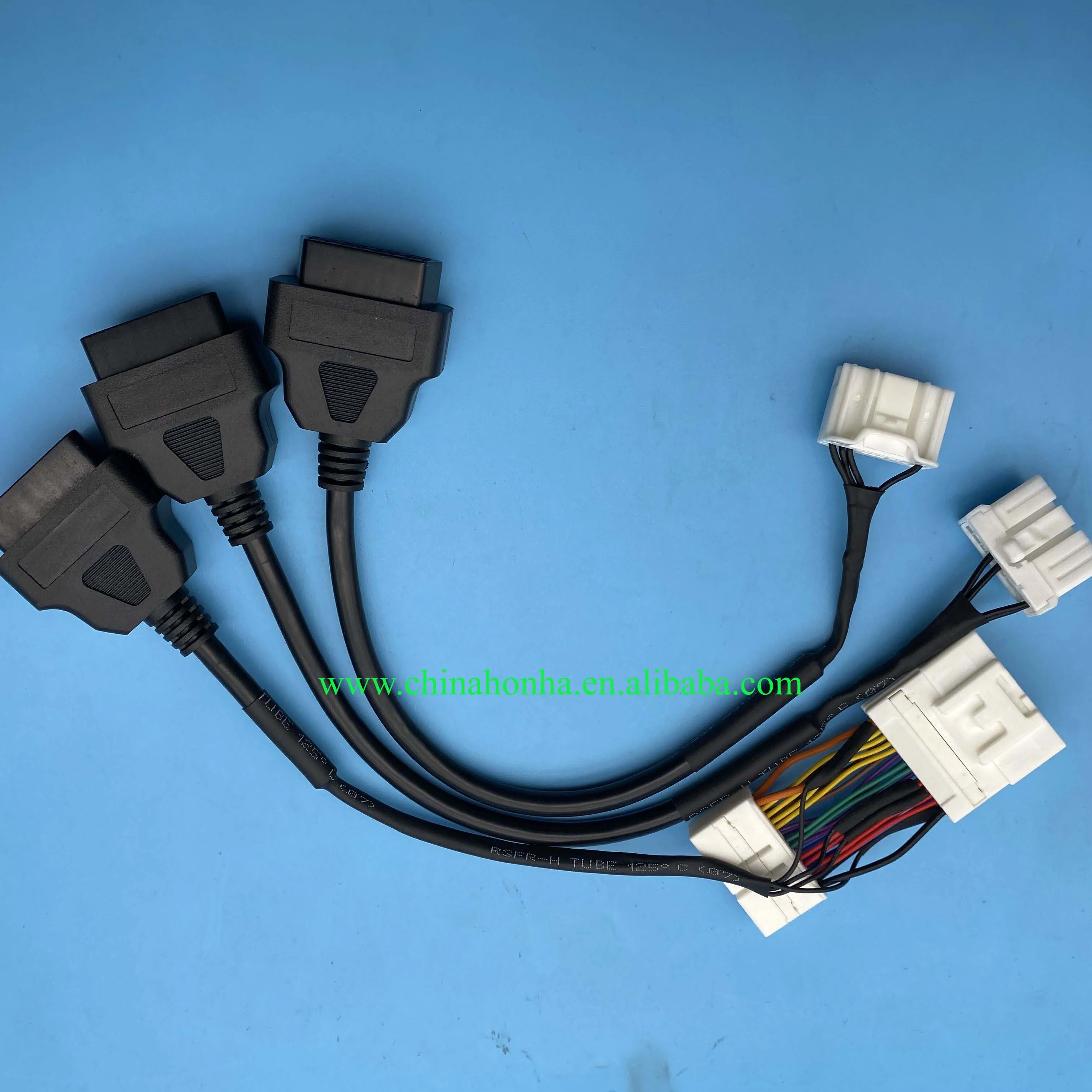 

12 pin 20 pin 26 pin male female connector OBD II diagnostic harness electronic cable of new energy vehicle