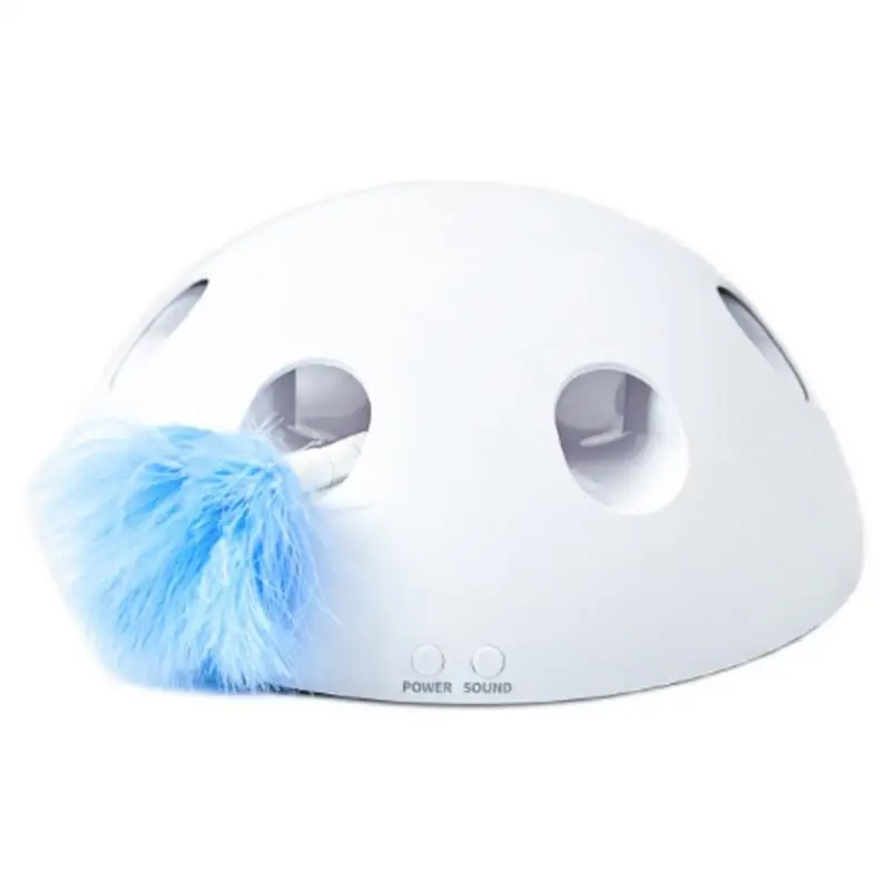 

Dorakitten 1pc Cat Interactive Toy Nonslip Fake Feather Decor Puzzle Kitten Toy Cat Play Toy Pet Supplies Pet Accessories
