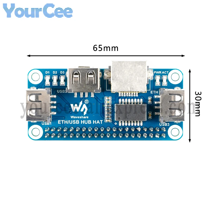 USB HUB HAT to Ethernet RJ45 N - đánh giá và giá Pi Zero W Board