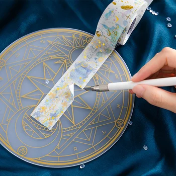Kreative high-wert magie array schneiden bord runde transluzenten pad multi-spec hand-geschnitzt schneiden bord kawaii liefert