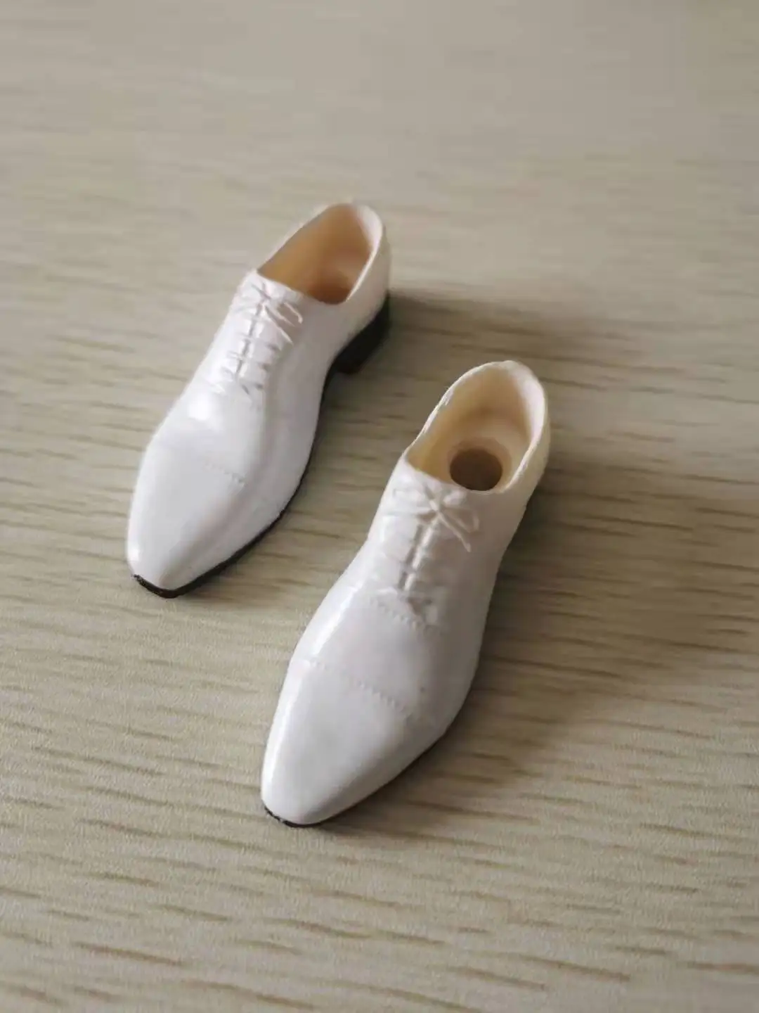 1/6 Male Soldier PU Leather Pointy Shoes Fit 12\'\' Gentleman Soldier Action Figure Body For Fans Gifts
