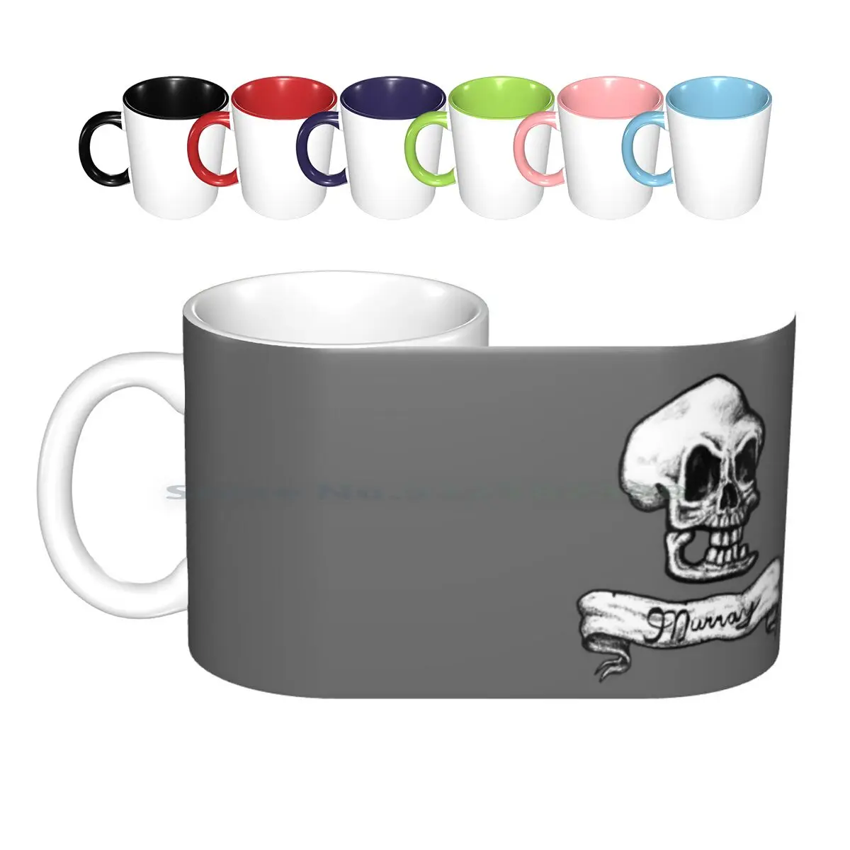 Murray Ceramic Mugs Coffee Cups Milk Tea Mug Murray Monkey Island Monkey Island Demonic Talking Skull Guybrush Threepwood