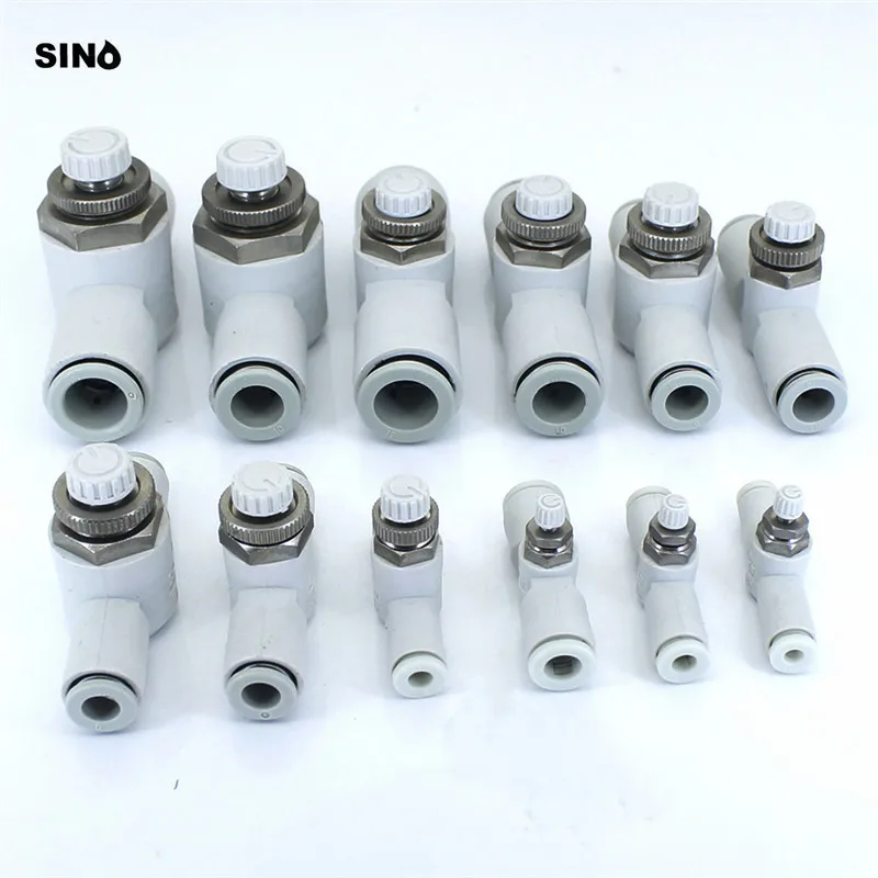 1PCS AS Series Speed Controller One-Touch Fitting AS1001F-04 AS1001F-06 AS2051F-06 AS2051F-08 AS2001F-06 AS2001F-04 IN LINE