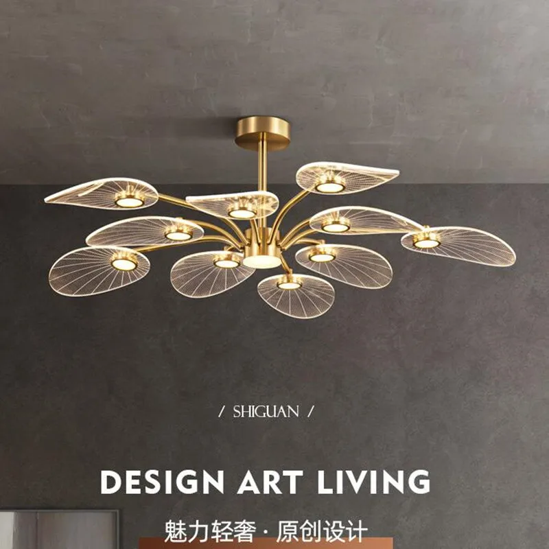 Modern Luxury Chandelier LED three colors dimming Living Room Dining Room Hotel Bedroom Home Indoor Lighting люстра потолочная