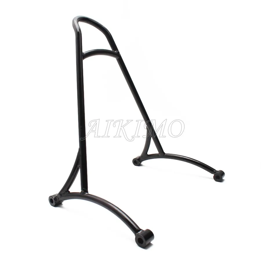 Black Motorcycle Short Passenger Sissy Bar Backrest For Harley Sportster XL Iron Nightster 883 1200 Forty Eight 48 2004-2017