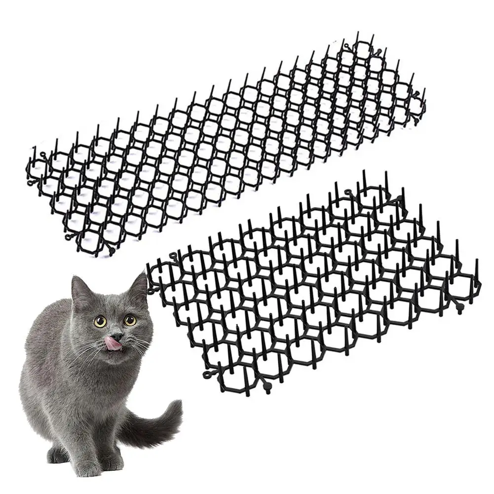 

Garden Plastic Anti Cat Thorn Pad Cat Scat Mats Anti-cat And Prickle Strips Cat Repellents Pad Prevent Cats Garden Protection