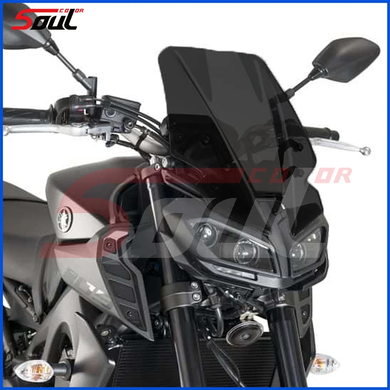 Motorcycle Accessories Modified High Modish Models Windshield Windscreen  Fits For YAMAHA SP MT09 2017 2018 2019 2020