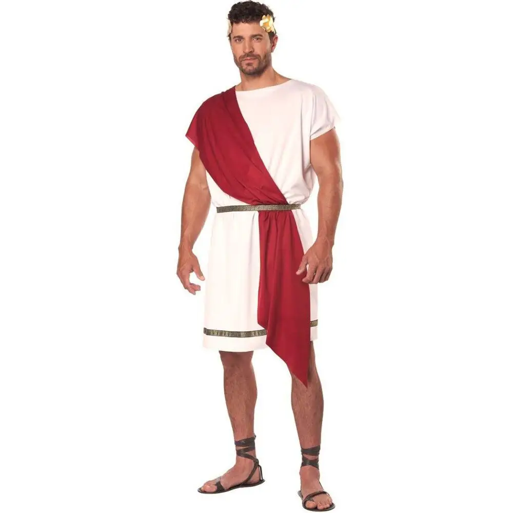 Adult Halloween Ancient Greek Roman Gladiator Costume Cosplay Roman Warrior Fancy Dress For Men