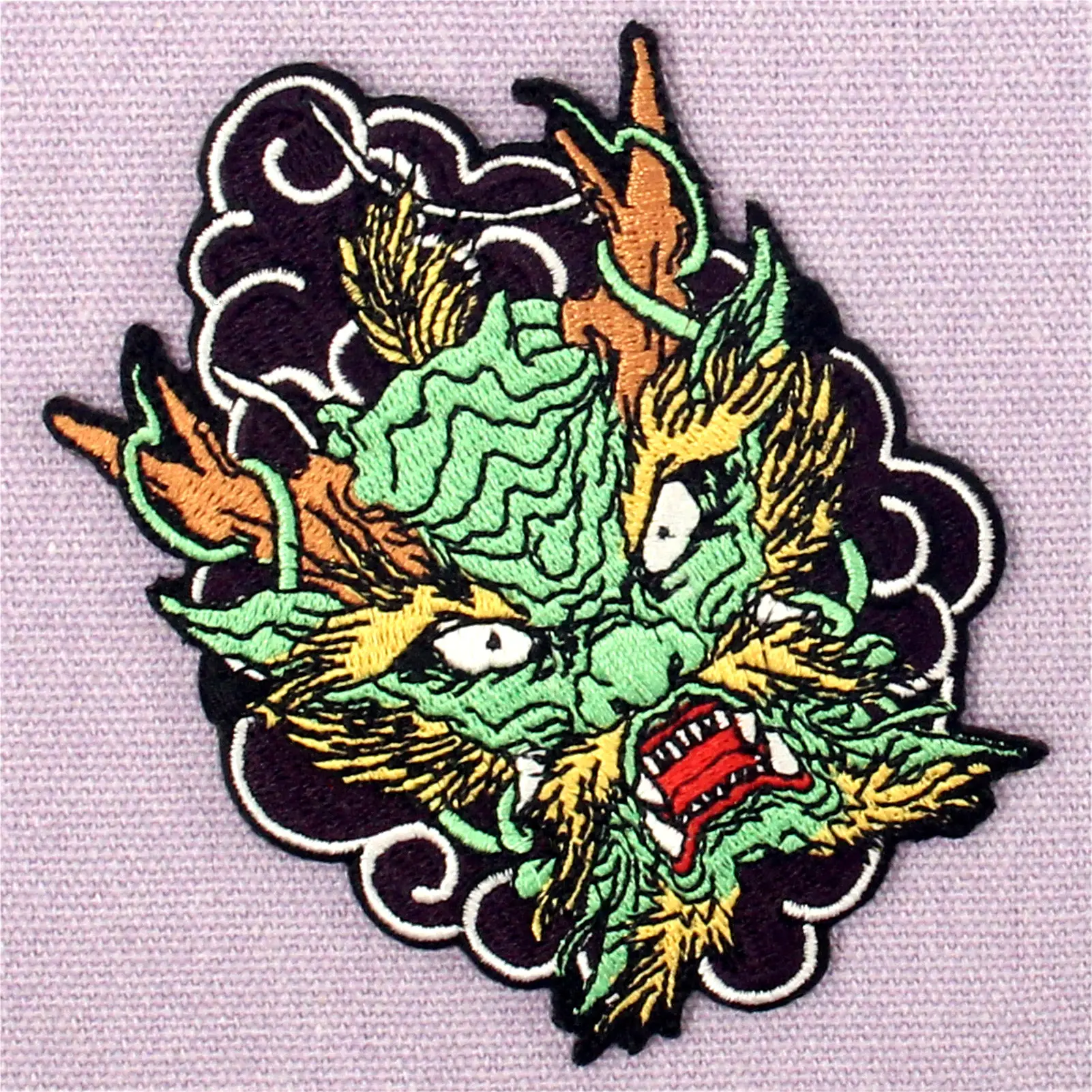 Embird wyszywana aplikacja naszywki na odzież Dragon ceo-friendly Handmade 3D Patch Military