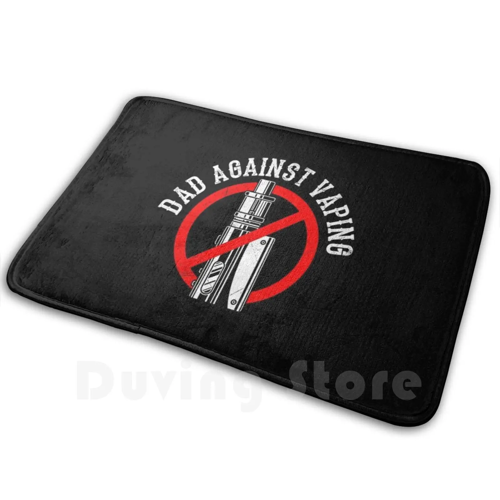 Dad Against Vaping Mat Rug Carpet Anti-Slip Floor Mats Bedroom Vape Dad Against Vaping Dad Vaping Smoke Smoking E Cigarette Non