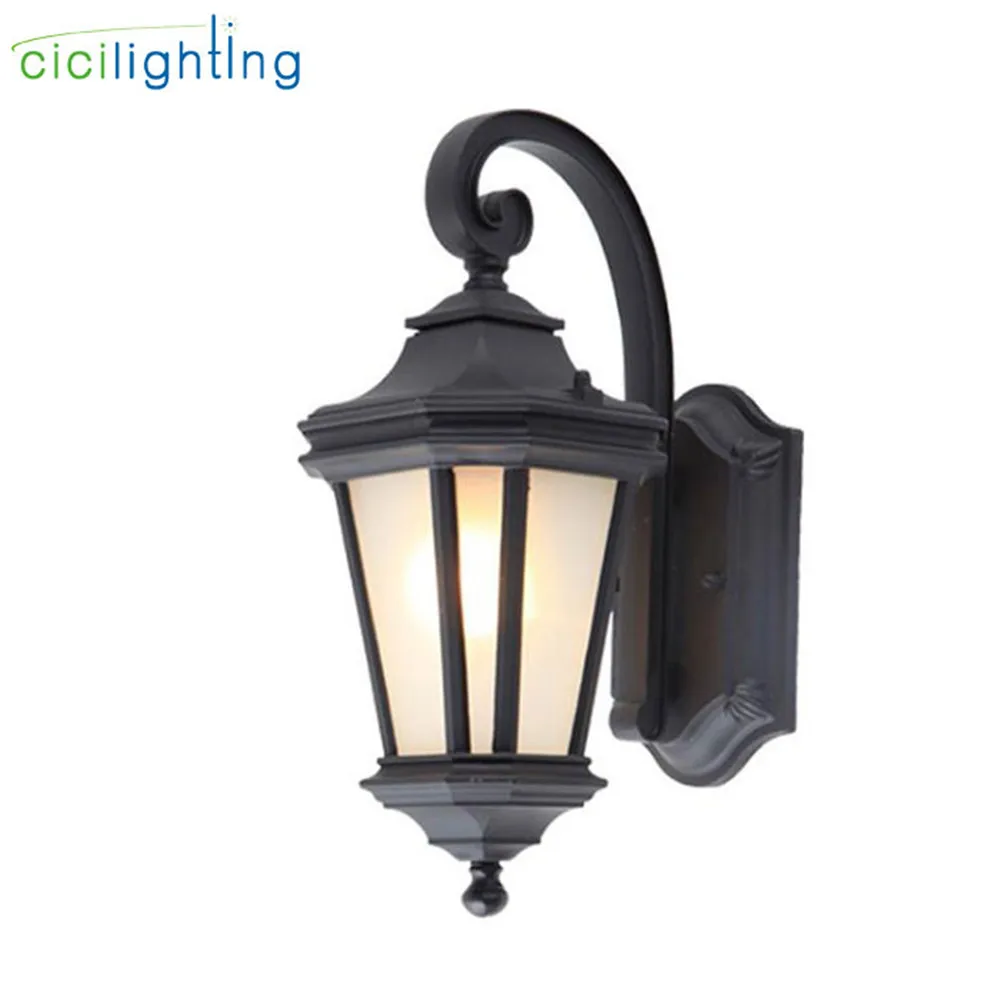 

Outdoor Waterproof Wall Lamp European-style Gate Wall Sconces Exteiror Courtyard Wall Lamp Garden Fence Balcony Wall Lanterns