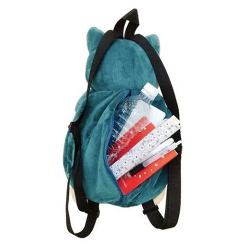 Pokemon Snorlax Hot Anime Bag peluche zaino Cosplay Cartoon Multi Function borsa a tracolla ragazza borsa Mochila regali