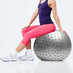 55cm Yoga Ball Exercise Workout Fitness Inflatable Body Balance Pilates Yoga Massage Ball Body Building Ball