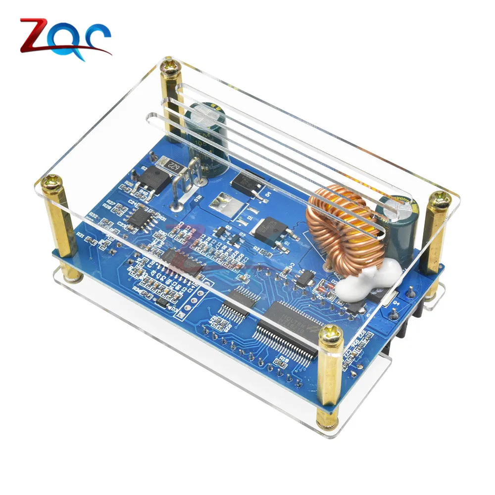 DC-DC DC 9 -45V to 10 -50V 5A Step Up Power Supply Module Adjustable Boost Adapter CV/CC Converter LCD Display with Case