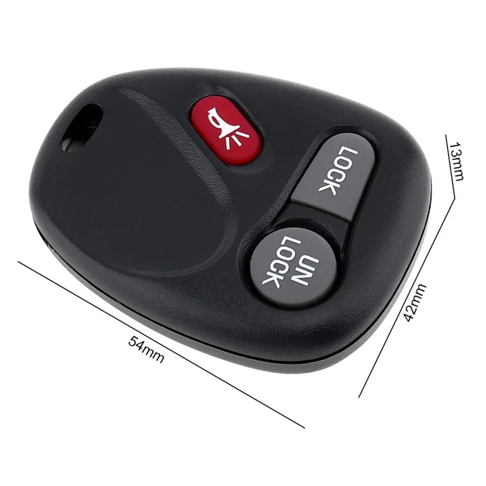 315Mhz 3 Buttons Keyless Entry Remote Key Fob KOBLEAR1XT 15042968 for Chevrolet Avalanche / S10 / Silverado /Suburban /Tahoe