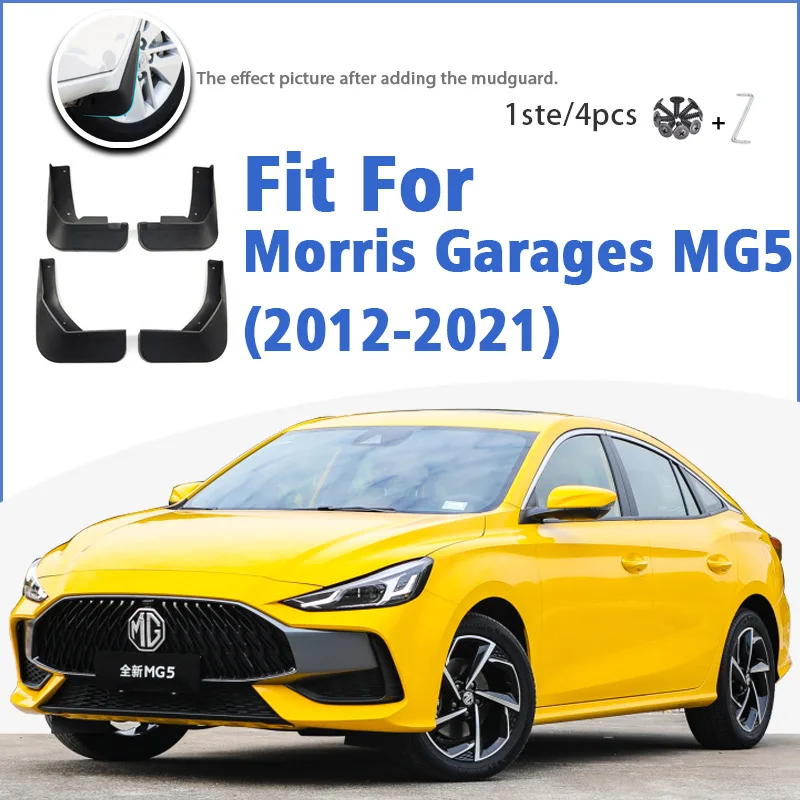 

Mudguard For Morris Garages MG5 2012-2021 Front Rear 4pcs Mudflaps Mudguards Car Accessories Auto Styline Splash Guard Fender