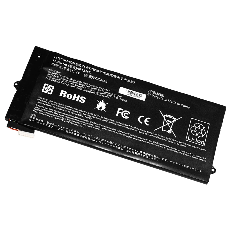 ApexWay 11.4V 3720mAh AP13J3K AP13J4K Per Acer Chromebook C720 C720P 11 C740 serie