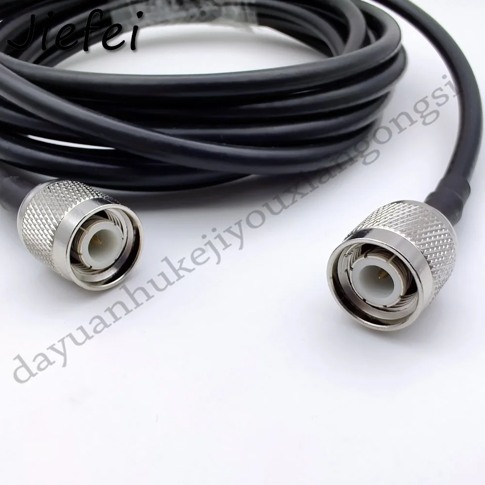 10Pcs TNC male TO TNC male 1M 2M 3M 5M 3.3ft 6.6ft 10ft 16.5ft coaxial cable RG58 2 core wire