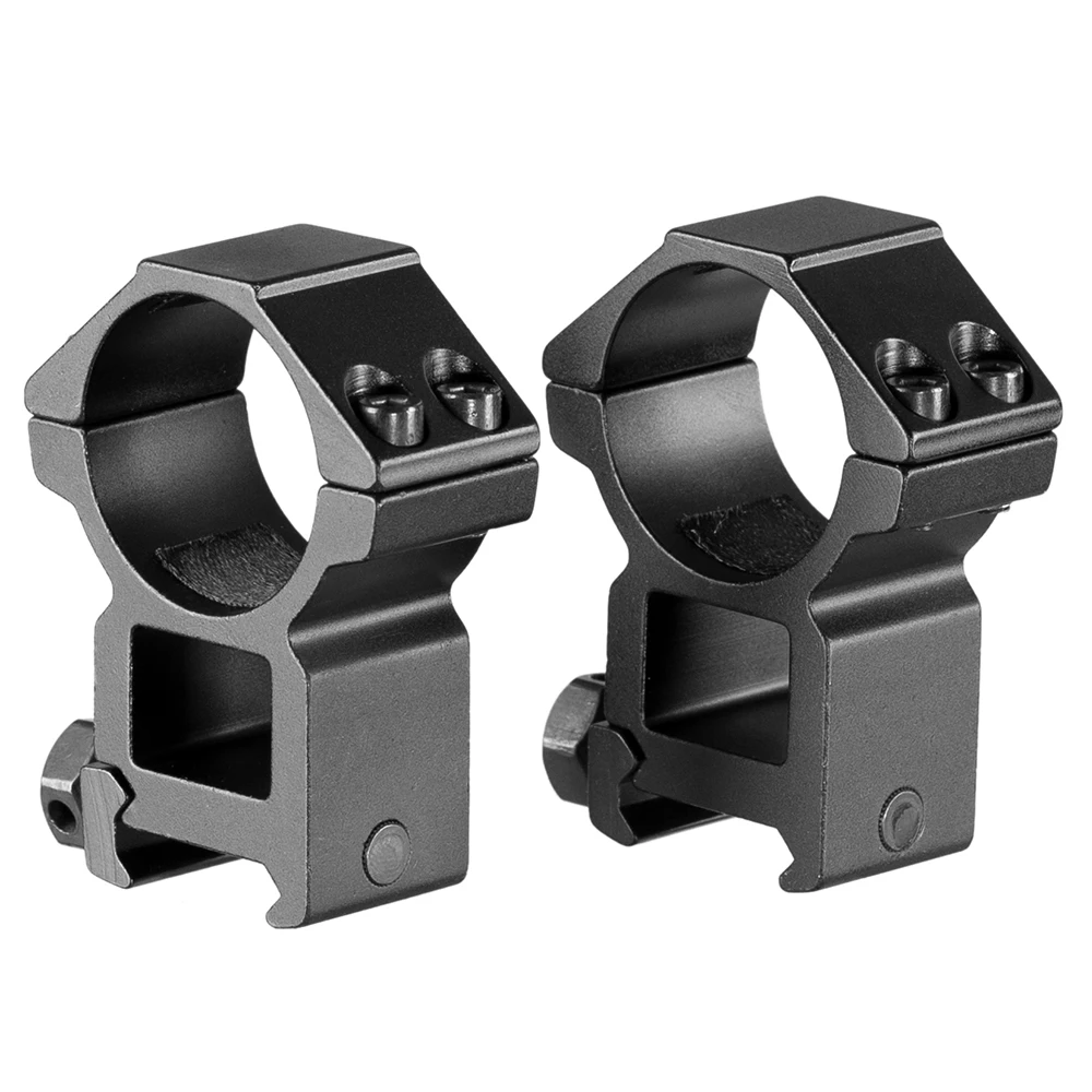 2pcs Rifle Tactical High Profile 30mm Scope Rings 20mm Dovetail Rail Mount