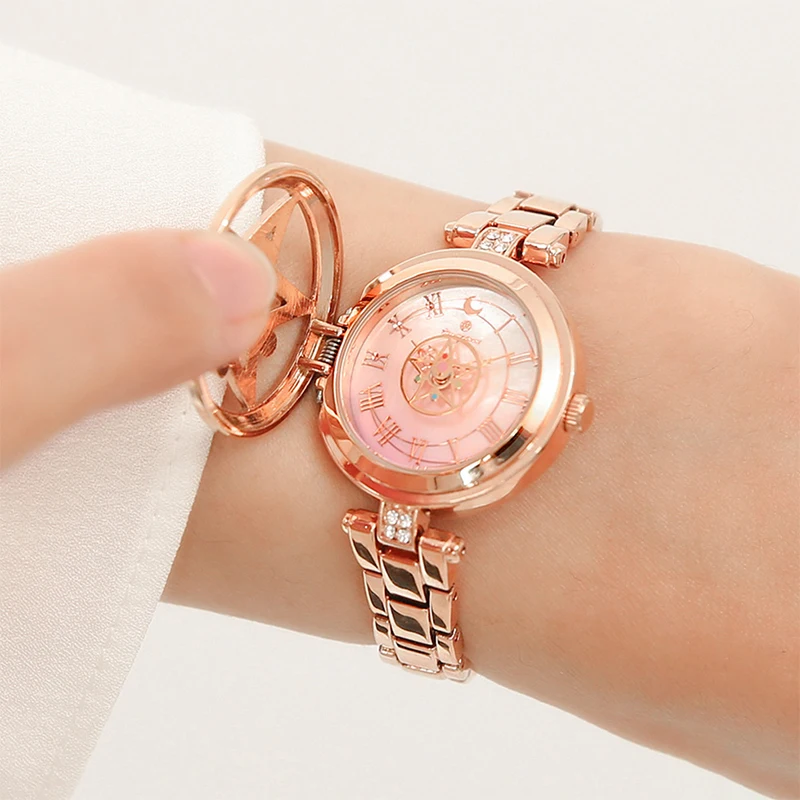 Anime Sailor Moonlight OST Limited Quartz Crystal Stars Wrist Watch Cardcaptor Women Ladies Wristwatch Jewelry Birthday Gift