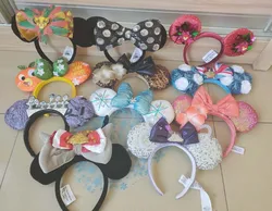 authentic Disney Mickey Minnie  Headband new collection Cosplay Plush Adult/Kids Headband Gift