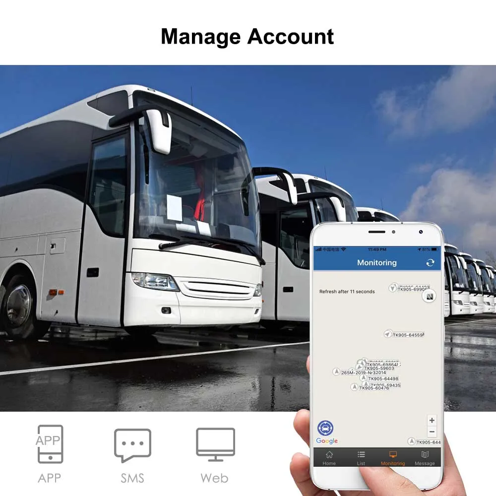Coban GPS Tracker Car 4G LTE Vehicle Tracking Device Voice Monitor Cut Off Fuel Alarm Door Open Alarm Motorcycle TK403A GPS403b