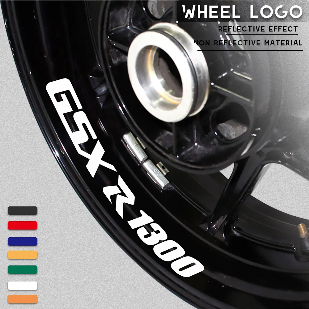 

Motorcycle modified decals wheel rim reflective waterproof custom personalized decorative sticker for SUZUKI GSXR1300