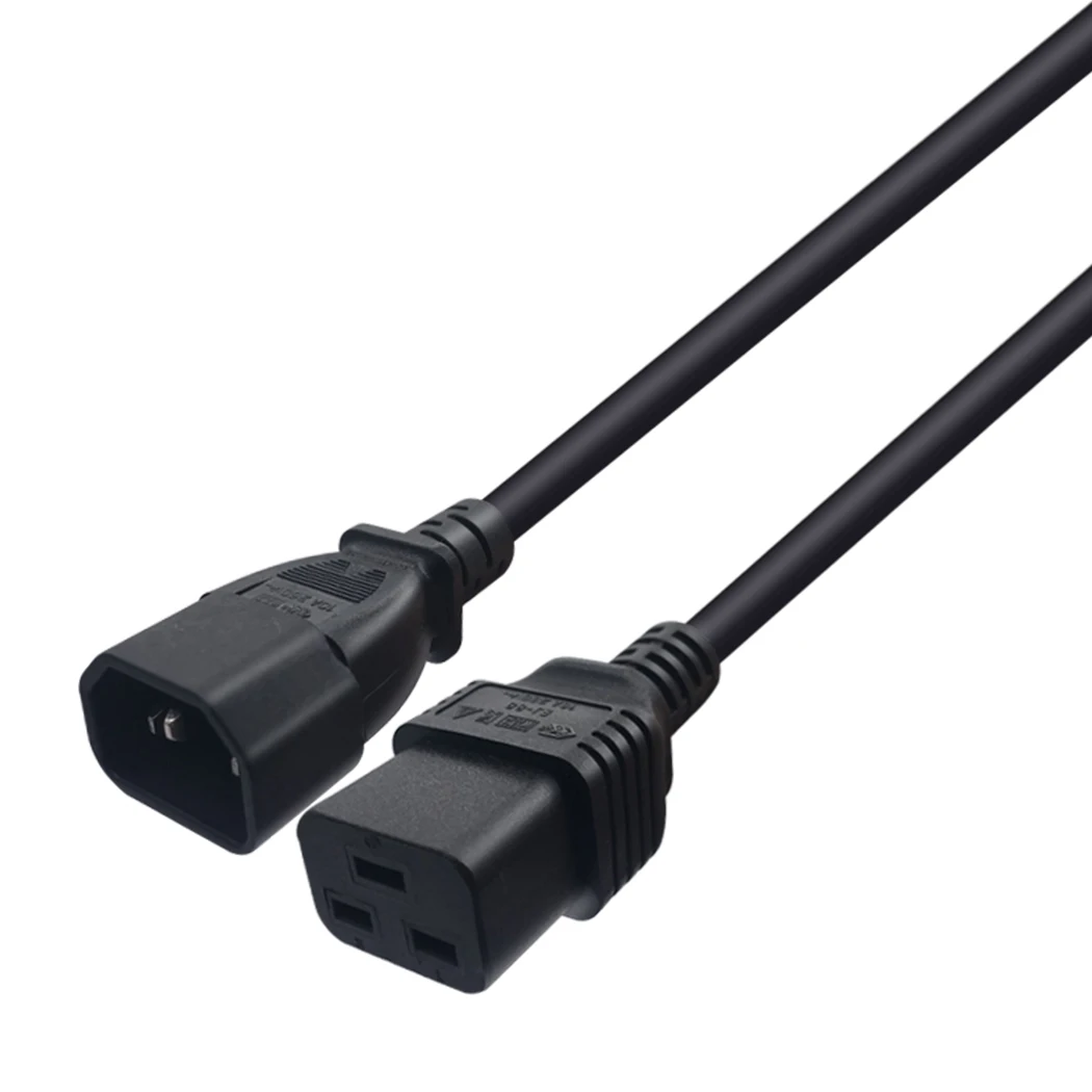 Jorindo-cabo de extensão de energia, c19, 16a, 1.8m/pés, iec320, c14 para c19, tomada para c14 e 10a